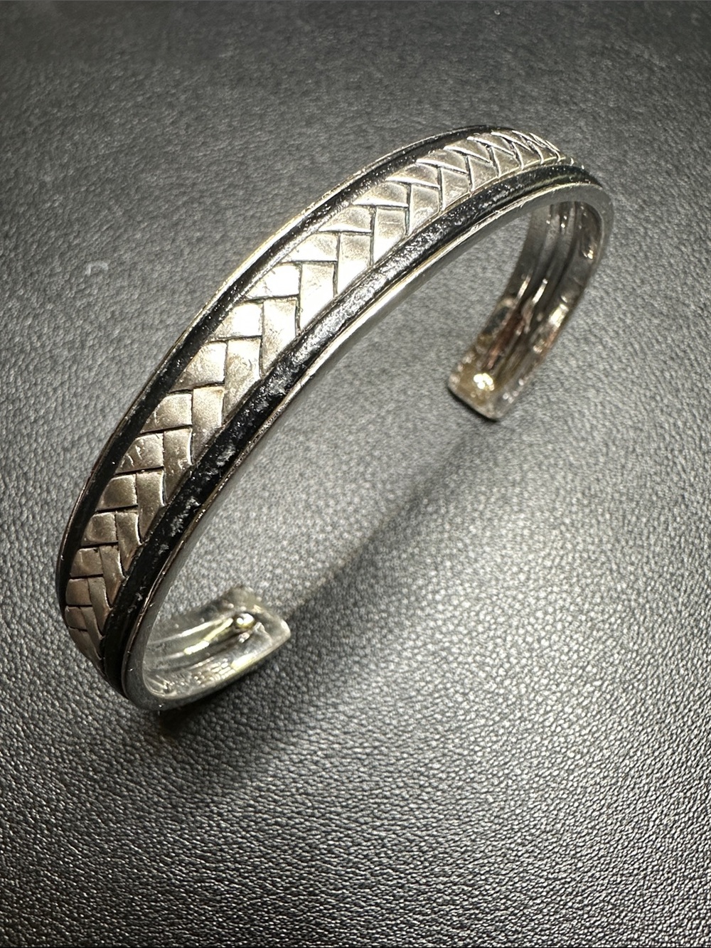 EFFY Woven Cuff Bracelet in Sterling Silver